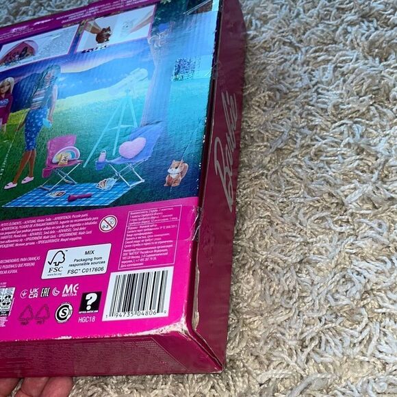 NIB Barbie Mattell Lets Go Camping Tent - Picture 10 of 10